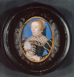 Miniature of Catherine de Medici, c.1555